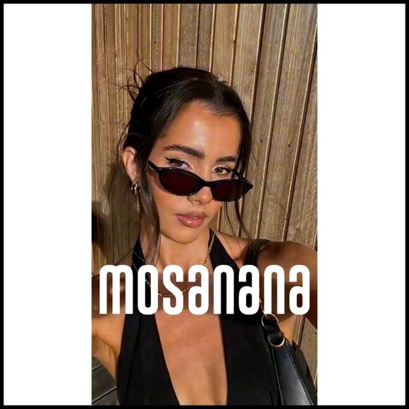Retro Oval Sunglasses Cat Eye Y2K 90s Trendy UV400 Protection main image 6